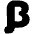 Beta Symbol Icon from Plump Solid Set