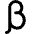 Beta Symbol Icon from Core Remix Set