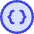 Braces Circle Icon from Core Duo Set