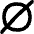 Empty Set Math Symbol Icon from Flex Solid Set