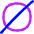 Empty Set Math Symbol Icon from Flex Neon Set