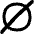 Empty Set Math Symbol Icon from Flex Remix Set