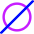 Empty Set Math Symbol Icon from Core Neon Set