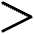 Greater Than Symbol Icon from Ultimate Bold Set