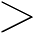Greater Than Symbol Icon from Ultimate Light Set