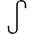 Integral Math Symbol Icon from Ultimate Light Set
