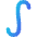 Integral Math Symbol Icon from Flex Gradient Set