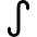 Integral Math Symbol Icon from Ultimate Bold Set