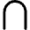 Intersection Math Symbol Icon from Ultimate Bold Set