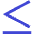Less Than Equal Symbol Icon from Sharp Duo Set