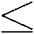 Less Than Equal Symbol Icon from Ultimate Light Set