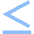 Less Than Equal Symbol Icon from Sharp Flat Set