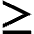 More Than Equal Symbol Icon from Sharp Remix Set