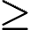 More Than Equal Symbol Icon from Core Line Set