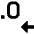Number Decimal Reduce Icon from Sharp Solid Set