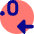 Number Decimal Reduce Icon from Core Pop Set