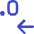 Number Decimal Reduce Icon from Core Duo Set