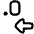 Number Decimal Reduce Icon from Plump Line Set