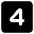 Number Four Square Icon from Core Solid Set