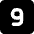 Number Nine Square Icon from Micro Solid Set