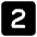 Number Two Square Icon from Core Solid Set