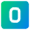 Number Zero Square Icon from Core Gradient Set