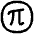Pi Symbol Circle icon - Free transparent PNG, SVG. No sign up needed.