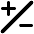 Plus Minus 1 Icon from Core Remix Set
