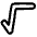 Square Root Sign icon - Free transparent PNG, SVG. No sign up needed.