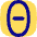 Theta Math Symbol Icon from Flex Pop Set