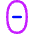 Theta Math Symbol Icon from Flex Neon Set
