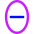 Theta Math Symbol Icon from Core Neon Set