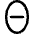 Theta Math Symbol Icon from Core Line Set