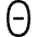 Theta Math Symbol Icon from Flex Line Set