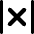 Value Absolute Math Symbol Icon from Flex Remix Set