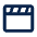 Clapperboard Line Icon from Mingcute Line Set