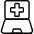 Medical App Laptop Icon from Ultimate Light Set