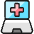 Medical App Laptop Icon from Ultimate Colors Set