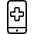 Medical App Smartphone Icon from Ultimate Light Set | Free Download as SVG Vector and Transparent PNG | Streamline icons