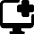 Online Doctor Desktop 1 Icon from Ultimate Bold Set
