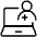 Online Doctor Laptop Facetime Icon from Ultimate Light Set
