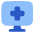 Online Medical Service Monitor icon - Free transparent PNG, SVG. No sign up needed.