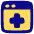 Online Medical Web Service Icon from Plump Pop Set