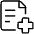 Medical Data Cross Icon from Ultimate Light Set