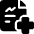 Medical Data Graph Cross Icon from Ultimate Bold Set