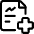 Medical Data Graph Cross Icon from Ultimate Regular Set