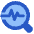 Health Check Stats Troubleshoot Icon from Plump Flat Set