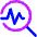 Health Check Stats Troubleshoot Icon from Core Neon Set