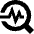 Health Check Stats Troubleshoot Icon from Sharp Solid Set