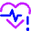 Heart Rate Pulse Alert Icon from Core Neon Set